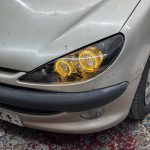 چراغ اسپرت پژو 206 طرح سونار - بی ام و (2 حلقه) 6ماه ضمانت