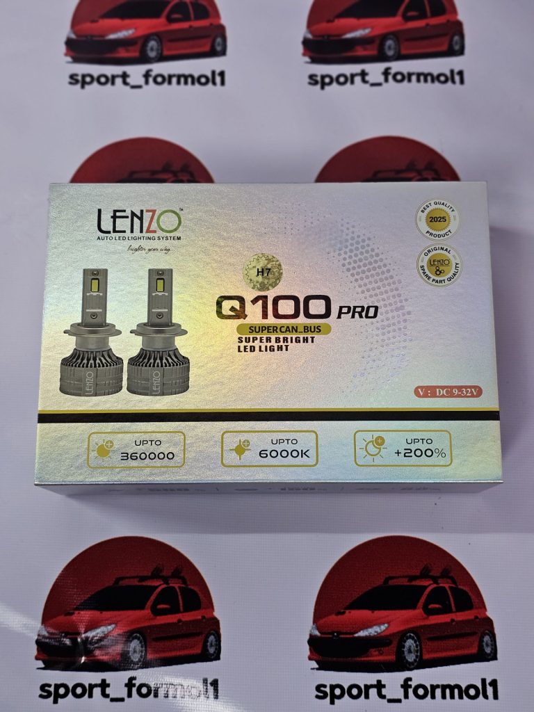 هدلایت Q100 PRO لنزو پایه H1 H4 H7 880