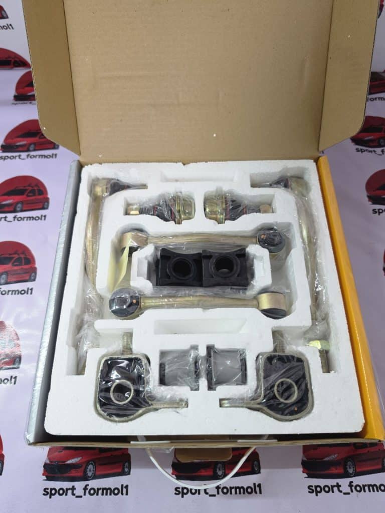 ست کامل قطعات جلوبندی پژو 405 با چاکدار لاستیکی S4T