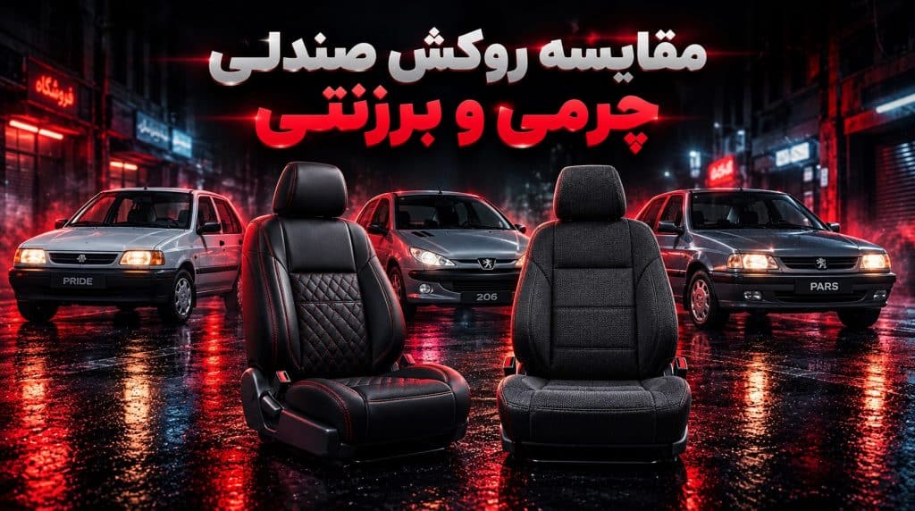 روکش صندلی چرمی یا برزنتی؟